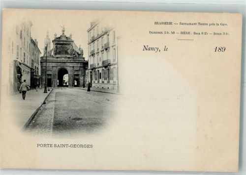 Nancy Porte Saint-Georges