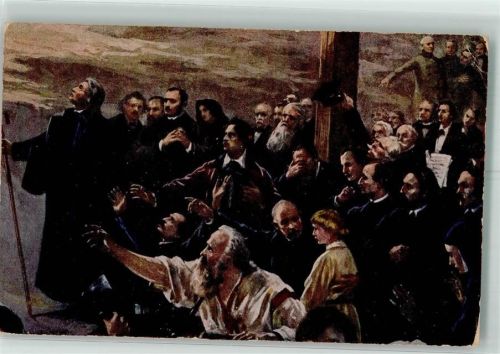 1918 sign. Styka Polonia Gläubige Polen beten für ihr Land Faist Ser. 138-5