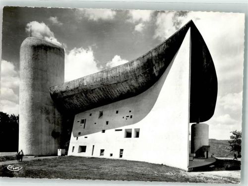 Ronchamp Kirche la Chapelle Notre Dame du Haut Architekt le Corbusier