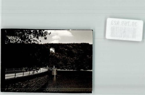 Kierspe Jubachtalsperre Ort handschrifltich Foto Original aus Archiv eines Ansichtskartenverlags
