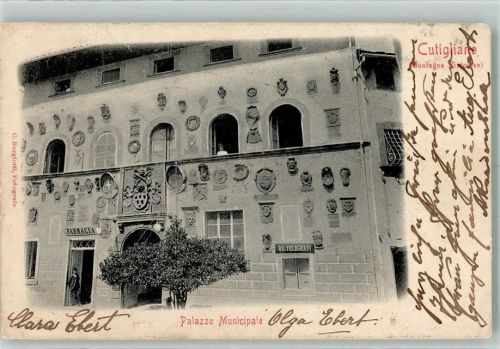 Cutigliano 1902 Rathaus Postamt