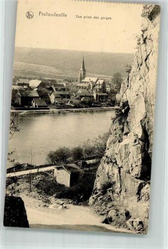 Profondeville 1915 Kirche Feldpost WK I 24. Inf.Div.
