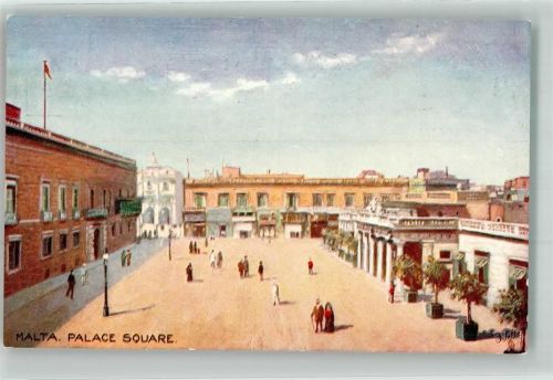 Valletta Oilette Tuck und Sons Nr. 7568 Palace Square