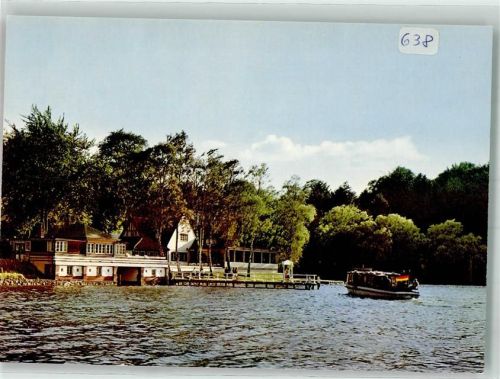Fissau Gasthaus Fissauer Fährhaus am Kellersee mit Fahrgastschiff