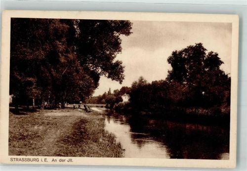 Strasbourg 1915 An der Ill Feldpost WK I