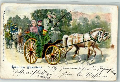 1917 Blumenkorso J. Junginger`s Verlag No. 216