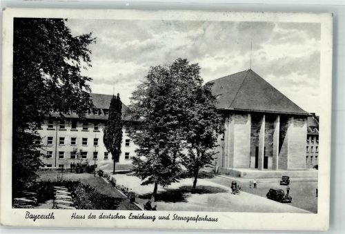 Bayreuth Haus der deutschen Erziehung und Stenografenhaus Fotograf Müller