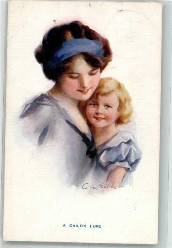 1913 Glamour Mutter Kind The Carlton Publishing Co. Series No. 676/5