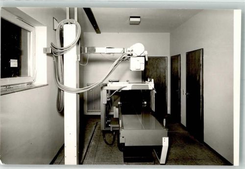 Nonnweiler Röntgenraum im Sanatorium Schön Foto Original aus Archiv eines Ansichtskartenverlags Ort handschriftlich