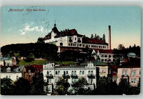 Marianske Lazne 1912 Cafe Egerländer