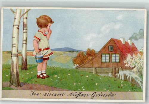 sign. F.J. In einem kühlen Grunde Volkslieder Verlag Abshagen Nr. 810
