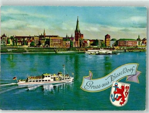 Düsseldorf 1971 Motorschiff Wappen