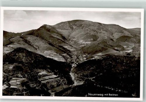79691 W7861 Neuenweg Foto AK Fliegeraufnahme Strähle Bild