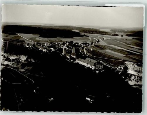 Hirschberg Fliegeraufnahme Ort handschriftlich Foto Original aus Archiv eines Ansichtskartenverlags