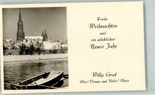 Ulm Münster Winter Weihnachten Neujahr
