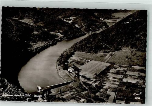 Heimbach Fliegeraufnahme Stausee