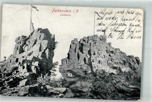 Falkenstein 1915 Lochstein Feldpost WK I