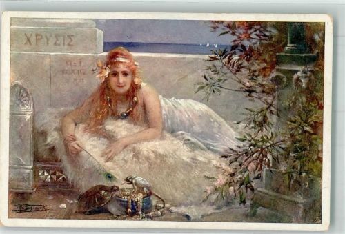 sign. Schlimarsky, Hans Aphrodite Verlag Wiener Kunst B.K.W.I. Nr. 1506