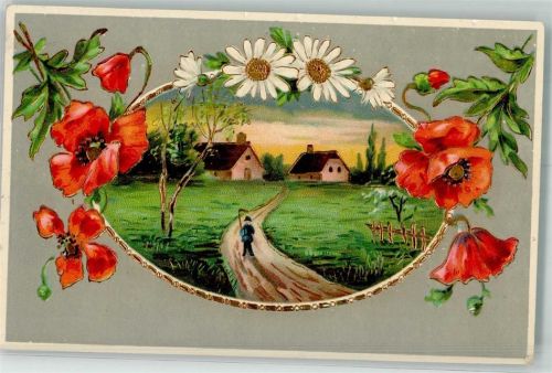 1913 Kornblumen Margeriten M.S.i.B. 14736