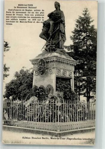 Mars-la-Tour Das Nationaldenkmal Feldpost WK I No. 102