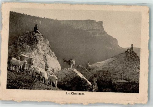 1912 in der Schweiz Ziegen Le Chasseron