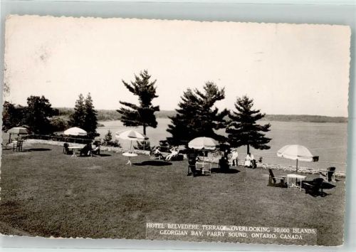 Toronto 1957 Hotel Belvedere Luftpost Ort lt. Stempel