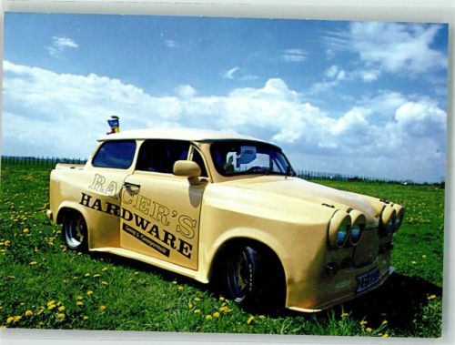 Copping-Trabant 601 Baujahr 1985 Postkartenbuch Trabi Karte Nr. 1
