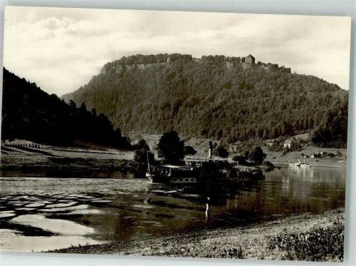 Königstein Raddampfer Festung Königstein