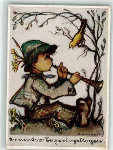 Kind Flöte Vogel Kommt ein Vogel geflogen Verlag Josef Müller Nr. 4949