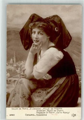 sign. Seignac G. Tracht Tochter von Thann Salon de Paris I.L.M. 3488