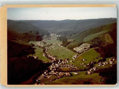 Buhlbach Fliegeraufnahme Ort handschriftlich Foto Original aus Archiv eines Ansichtskartenverlags