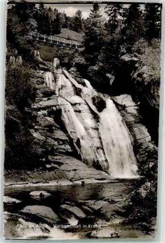 Aach Weissachfall Foto Original aus Archiv eines Ansichtskartenverlags