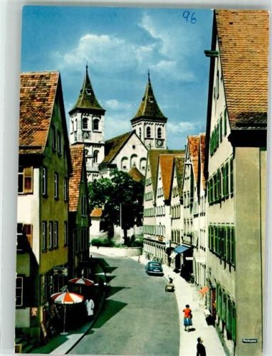 Ellwangen Blick zur Basilika Mercedes