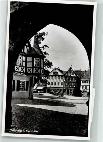 Öhringen Marktplatz Oldtimer