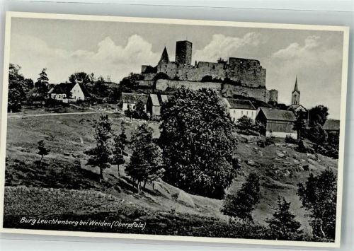 Leuchtenberg Burg der Landgrafen von Leuchtenberg mit der Kirche St. Margareta Verlag Fritz Roscher