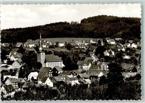 51580 W5226 Reichshof Foto AK Kirche
