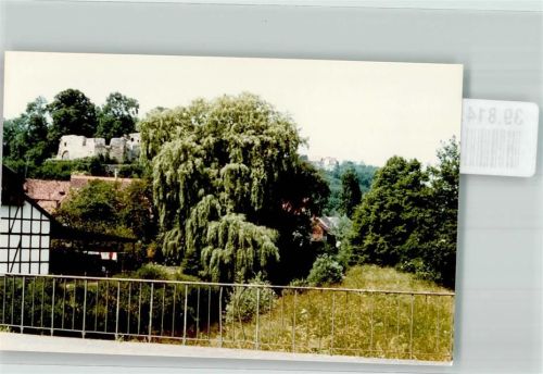 Salzderhelden Ruine der Heldenburg Foto Original aus Archiv eines Ansichtskartenverlags Ort handschriftlich