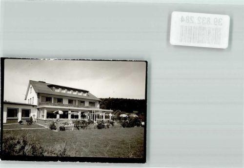Mörlenbach Foto Original aus Archiv eines Ansichtskartenverlags Juhöhe Haus Höfle Ort handschriftlich