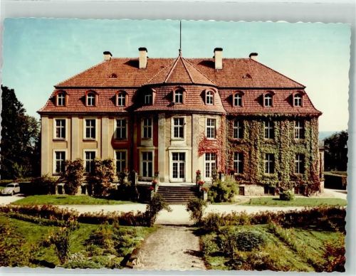 Delligsen Schloss Düsterntal Foto Original aus Archiv eines Ansichtskartenverlags Ort handschriftlich