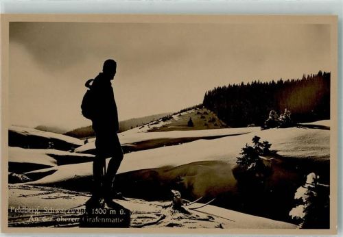 Feldberg Langlauf an der oberen Grafenmatte