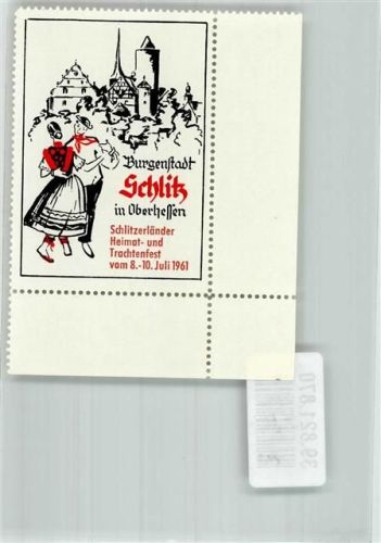 Schlitz Tracht Heimat und Trachtenfest 1961