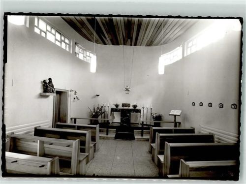 Garbeck Kirche Kapelle Krankenhaus Ort handschriftlich Foto Original aus Archiv eines Ansichtskartenverlags