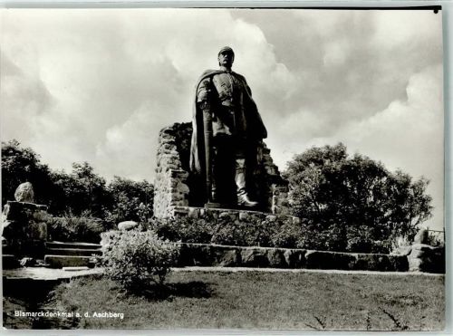 Ascheffel Bismarckdenkmal Aschberg FOTO AK beschnitten