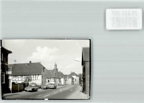 Dudenhofen Foto Original aus Archiv eines Ansichtskartenverlags Hauptstraße Oldtimer Ort handschriftlich
