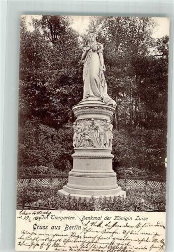 W1000 Tiergarten Denkmal Adel Königin Luise 1904