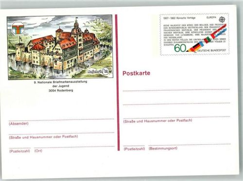 Rodenberg 1983 Ausstellung Briefmarken