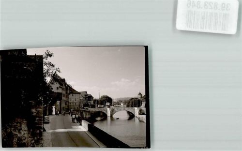 Schwäbisch Hall Ort handschriftlich Foto Original aus Archiv eines Ansichtskartenverlags