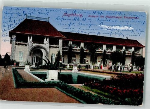 Magdeburg 1917 Gasthaus Magdeburger Rennverein