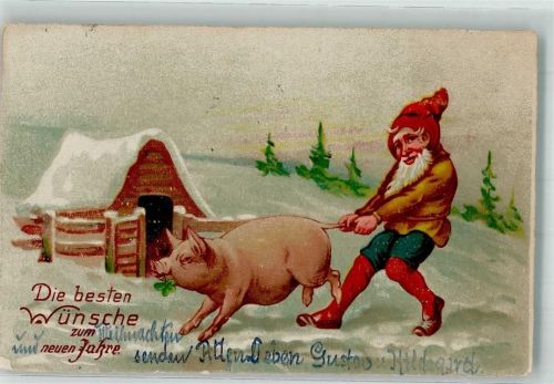 Neujahr Zwerge