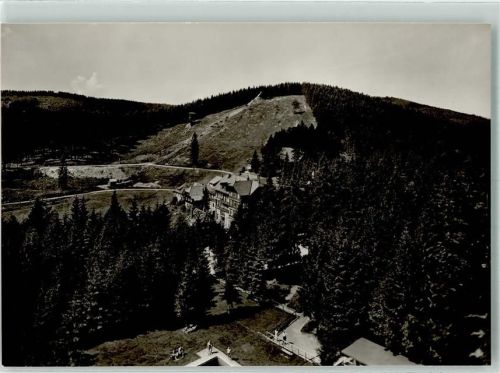 77815 W7580 Hundseck , Baden Foto AK Knappschafts Vorsorgeheim Schwarzwaldhochstraße